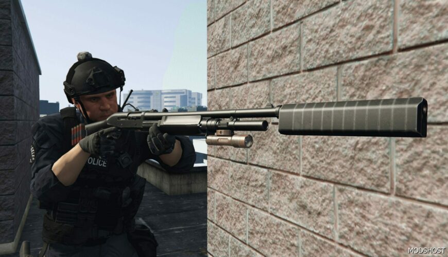 GTA 5 Weapon Mod: M3 Super 90 EFT, Replace (Featured)