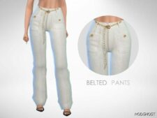 Sims 4 Everyday Clothes Mod: Belted Pants (Featured)