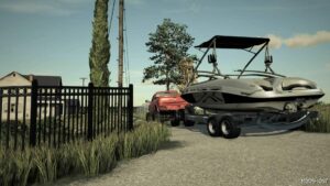 FS22 Mod: 212X Yamaha Fishing Boat and Trailer (Image #2)