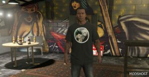 GTA 5 Player Mod: Hunterxhunter Tshirt for Franklin (Featured)