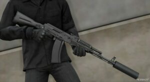 GTA 5 Weapon Mod: EFT AK-74M Custom Animated (Image #3)