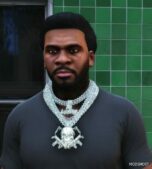 GTA 5 Player Mod: NO Lacking Chain for Franklin (Featured)