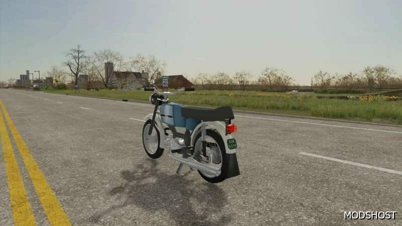 FS22 Vehicle Mod: Jawa Mustang 50 V1.2 (Featured)