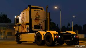 ETS2 Kenworth Mod: Rupee Skin for Overfloater Kenworth K100-E (Image #2)