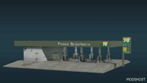 FS22 Placeable Mod: GAS Station BR (Image #2)