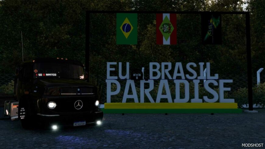 ETS2 Brazil Map Mod: Paradise 1.50 (Featured)