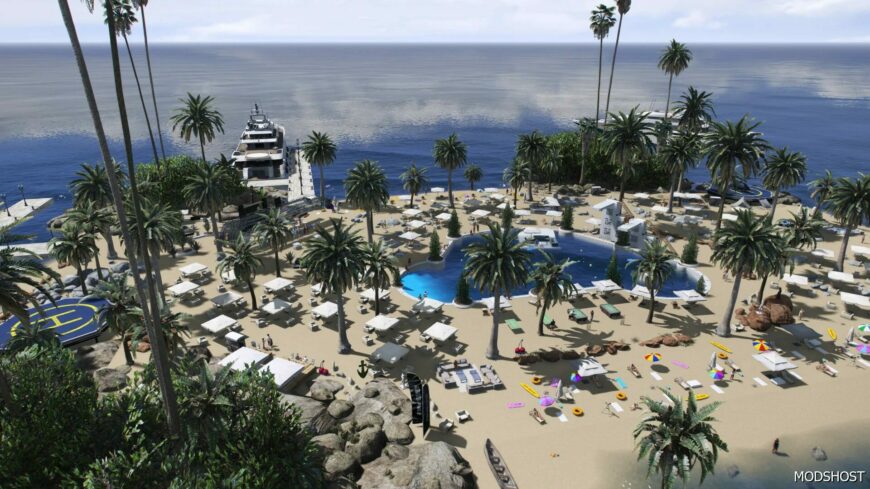 GTA 5 Map Mod: Party Island V2 Populated (Menyoo) (Featured)