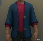 GTA 5 Player Mod: BF Material Cardigan by Joliebean for MP Male (Image #3)