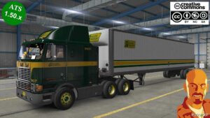 ATS International Truck Mod: Exclusive International 9800 Builders Transport + Trailer 1.50 (Image #2)