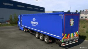 ETS2 DAF Mod: Uefa Euro 2024 Skin Pack for DAF XF (Image #2)