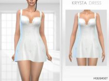 Sims 4 Female Clothes Mod: Krysta Dress (Featured)