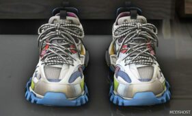 GTA 5 Player Mod: NEW Balenciaga Track Runners Retextures (Image #2)