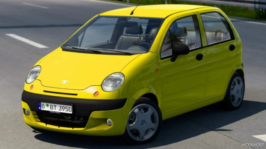 ETS2 Car Mod: Daewoo Matiz 2001 1.50 (Featured)