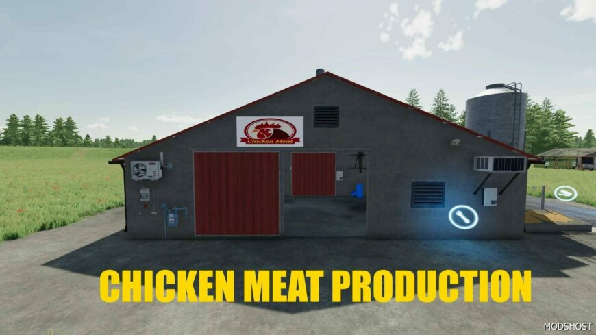 FS22 Placeable Mod: Chicken Meat Production (Featured)