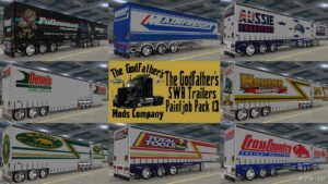 ATS Skin Mod: The Godfather’s SWR Trailers Paintjob Pack 13 (Featured)