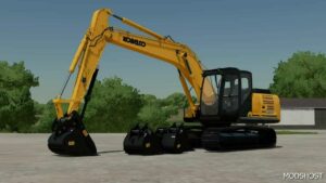 FS22 Forklift Mod: Kebelco SK210 Edit / FIX (Featured)