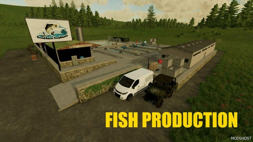 FS22 Placeable Mod: Fish Production (Featured)