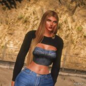 GTA 5 Player Mod: Denim TOP V1.0 Sp/Mp (Image #3)