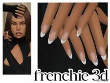 Sims 4 Accessory Mod: Frenchie 3D Nails (Featured)