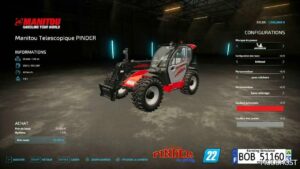 FS22 Manitou Forklift Mod: MLT 737 (Pinder) (Image #3)