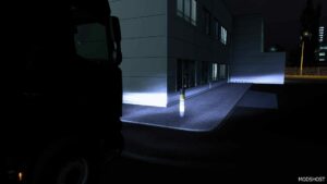 ETS2 Realistic Part Mod: Light Blue Headlights 1.50 (Image #2)