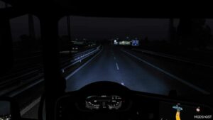 ETS2 Realistic Part Mod: Light Blue Headlights 1.50 (Image #3)