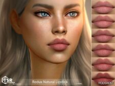 Sims 4 Lipstick Makeup Mod: Redux Natural Lipstick (Featured)