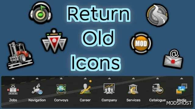 ETS2 Mod: Return OLD Icons V1.2 (Featured)