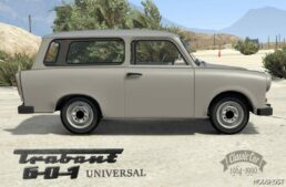 GTA 5 Vehicle Mod: Trabant 601 Universal Add-On | Tuning | Template | Sound | Lods (Image #2)