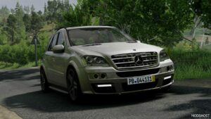 BeamNG Mercedes-Benz Car Mod: Ml-Class 2008-2011 V1.1 0.32 (Featured)