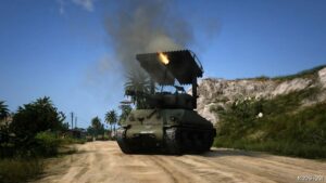 GTA 5 Military Vehicle Mod: M4A3E8 Sherman “Easy Eight” Add-On V1.1 (Featured)