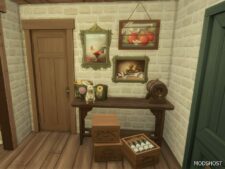 Sims 4 Mod: Einhaus Farmhouse with Attached Stable (NO CC) (Image #9)