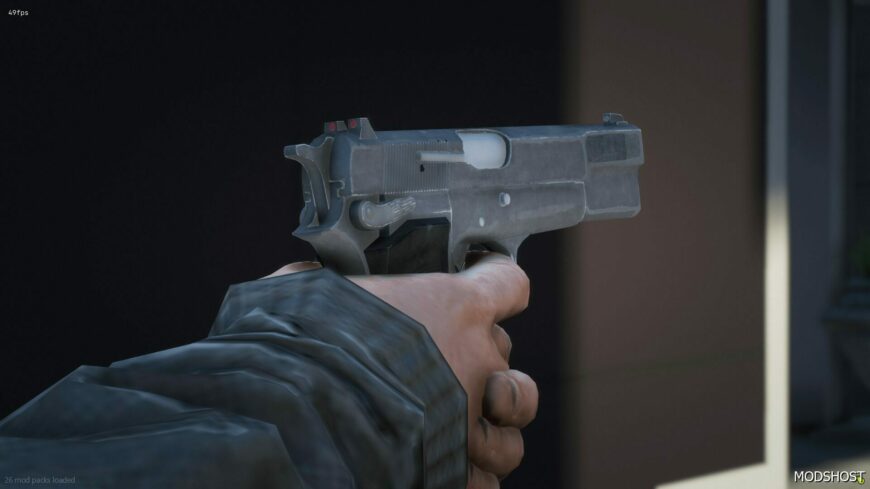 GTA 5 Weapon Mod: Browning Hi-Power Mark III Animated (Featured)