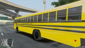 GTA 5 Vehicle Mod: 2016 Bluebird School Bus Flat Nose Addon (Image #3)