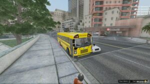 GTA 5 Vehicle Mod: 2016 Bluebird School Bus Flat Nose Addon (Image #5)