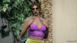 GTA 5 Player Mod: Rhinestone Cropped TOP V1.0 Sp/Mp (Featured)