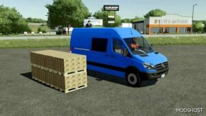 FS22 Mercedes-Benz Vehicle Mod: MB Sprinter 3X Palletautoload V1.3.0.7 (Image #6)