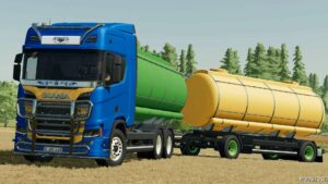 FS22 Scania Mod: R Liquid Transport Truck & Trailer (Featured)