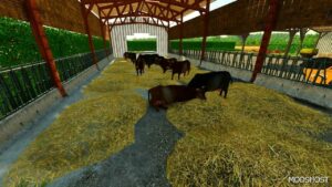 FS22 Placeable Mod: Barn for Cows in Straw AIR V1.2.2 (Image #4)