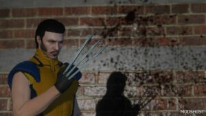 GTA 5 Player Mod: Wolverine Suit for MP Male (Add-On) (Featured)