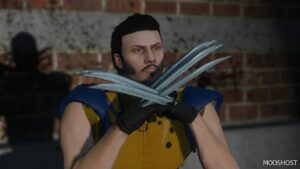 GTA 5 Player Mod: Wolverine Suit for MP Male (Add-On) (Image #2)