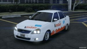 GTA 5 Vehicle Mod: 2012 Lada 2170 Priora Add-On | Plates | Extras | Livery | Template (Image #2)