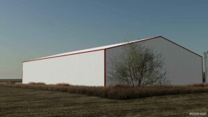 FS22 Placeable Mod: 80×120 Shed (Featured)