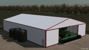 FS22 Placeable Mod: 80×120 Shed (Image #2)