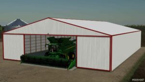 FS22 Placeable Mod: 80×120 Shed (Image #4)