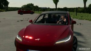 FS22 Tesla Car Mod: Model 3 2024 Long Range V1.0.3 (Image #2)