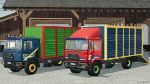 FS22 MAN Mod: 19.403 Animal Transport Truck (Featured)