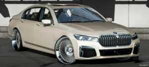 GTA 5 BMW Vehicle Mod: 745LI on FS Forgiato (Featured)