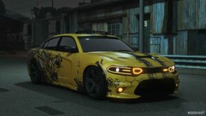 GTA 5 Dodge Vehicle Mod: 2018 Dodge Charger Tech SRT Widebody Honeybee (Featured)