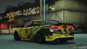 GTA 5 Dodge Vehicle Mod: 2018 Dodge Charger Tech SRT Widebody Honeybee (Image #2)